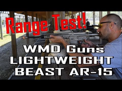 WMD Guns -  Range Test - LIGHTWEIGHT BEAST 5.56 AR-15 FORGED RIFLE 16”
