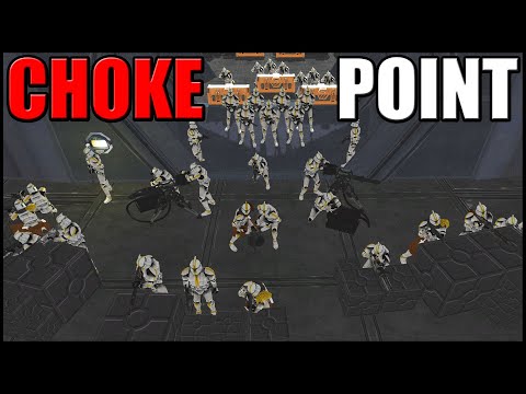 ULTIMATE Clone Wars CHOKE POINT Defense! - Men of War: Star Wars Mod Battle Simulator