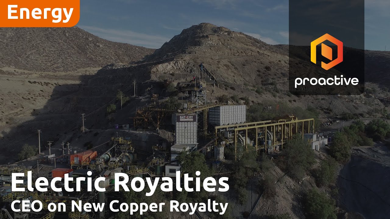 Electric Royalties Secures Revenue Royalty on Chile's Punitaqui Copper Mine