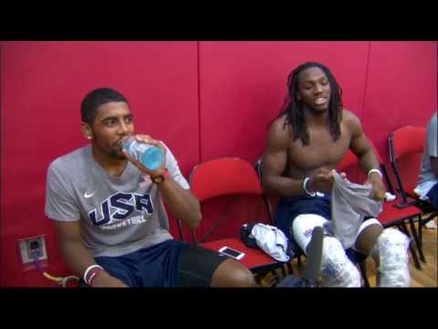 Kenneth Faried Makes Coach Kyrie's Cut