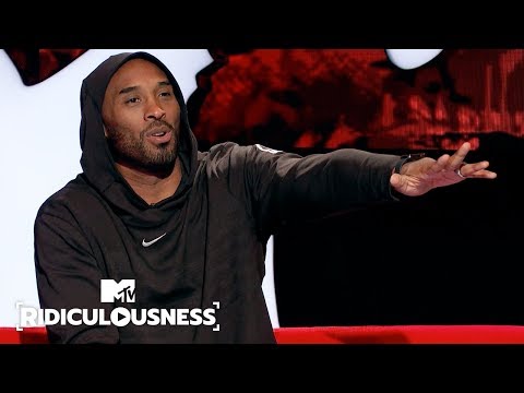 NBA 老大 Kobe 哭笑不得！荒唐投籃爆笑大合輯！ (Kobe Bryant Reacts to People Trying to Make the Shot | Ridiculousness)