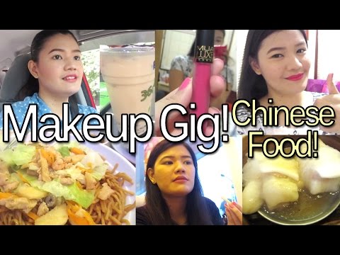 MAKEUP GIG! + CHINESE FOOD! ♡ August 1-3, 2014 Vlog | makeupbykarlamisa