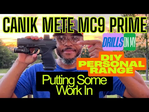 CANIK METE MC9 PRIME: 🔥 REICHWEITETEST AUF MEINEM PERSÖNLICHEN REICHWEITE IM SELBST AUFGEBAUTEM H...