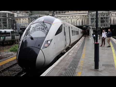 Class 805 001 departs Birmingham New Street on test for Avanti West Coast | July 2023