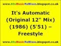It's Automatic (Original 12" Mix) - Freestyle | 80s Electro Funk | 80s Club Mixes | 80s Club Music