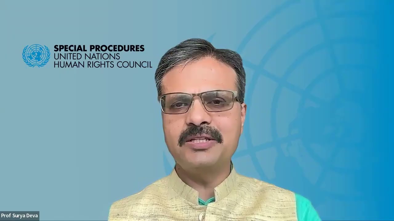 Surya Deva, United Nations Special Rapporteur on the Right to Development