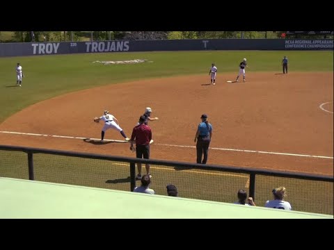 Softball vs Georgia Southern  - TROY TrojanVision News