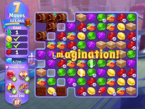 Wonka’s world of candy level 290