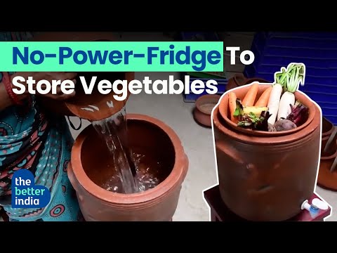 Zero Power Clay Fridge To Store Vegetables | The Better India