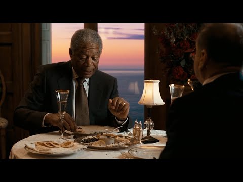The Bucket List (2007) - Italian Restaurant Caviar scene