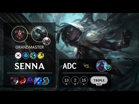 Senna ADC vs Aphelios - KR Grandmaster Patch 10.15