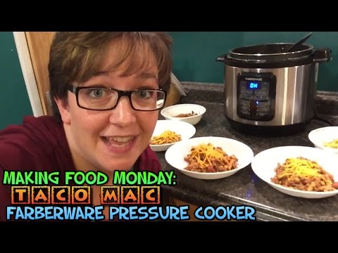 Making Food Monday: Farberware Pressure Cooker Taco Mac