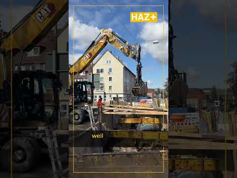 Einmalige Einblicke in die Baugrube der Dammstraßen-Brücke in Hildesheim #hildesheim #dammstraße
