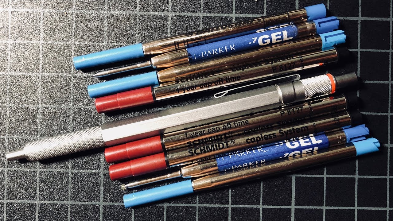 Watch video What's the Best Parker-Style G2 Refill Pen Refill Roundup for the Best EDC Ink Now What's the Best Parker-Style G2 Refill Pen Refill Roundup for the Best EDC Ink