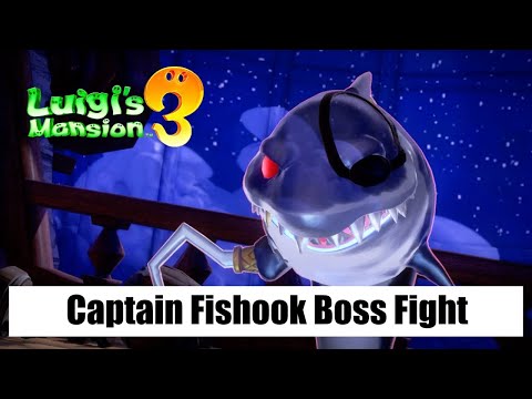 Luigi's Mansion 3 – Captain Fishook Boss Fight (Floor 12 : The Spectral Catch)