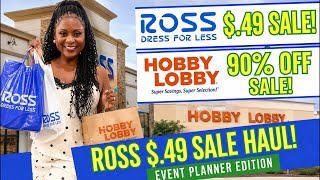 Ross .49 Cent Sale | Hobby Lobby 90% off| LIVING LUXURIOUSLY FOR LESS