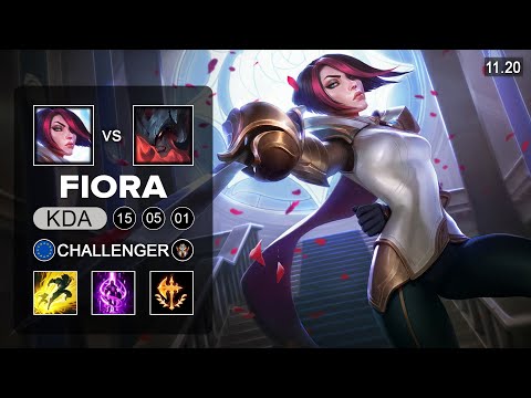 MAD Armut Fiora vs Aatrox - EUW Challenger - Season 11 Patch 11.20