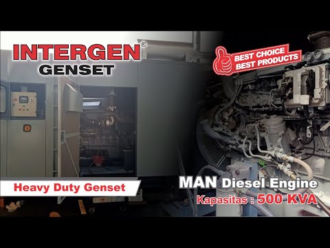 Heavy Duty Genset Powered by MAN 500 kVA