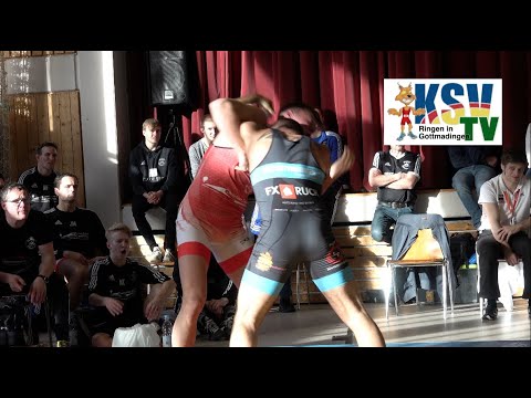 04.01.2020 Vorrunde Ringen KSV Gottmadingen II - RSV Schuttertal II / Aufstiegskämpfe zur Landesliga