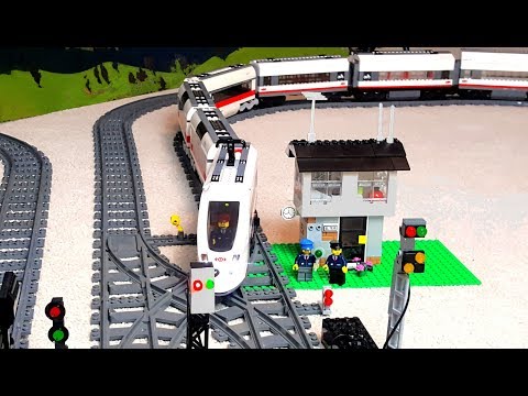 Long Train Arriving And Leaving Lego City Railway Youtube Search Ru