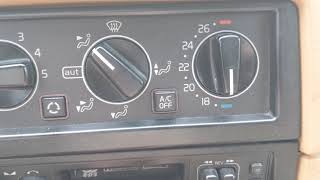 1991-1994 Volvo 940 & 960 ECC Climate Control: Blinking Lights
