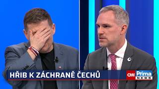 Hřib k záchraně Čechů: Babiš si vzal má slova k srdci. Nacher nechápal, uklidňoval ho Fiala