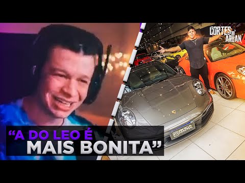 ARUAN REAGE A ESTOU MUITO FELIZ MEU AMIGO COMPROU UM CARRO IGUAL O MEU - Cortes do Aruan