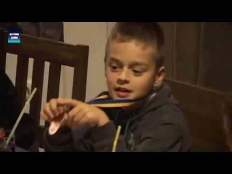 Smed.Palanka - Docek fudbalera FK Kolonija nakon osvajanja treceg mesta u Ukrajni 21.10.2017