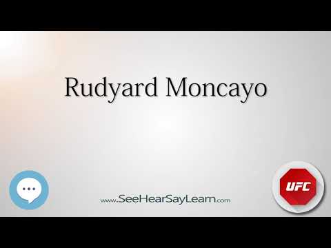 Rudyard Moncayo   UFC Fighter s Nicknames 🔊