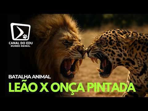 LEÃO vs ONÇA-PINTADA: Quem Venceria essa Batalha Mortal?