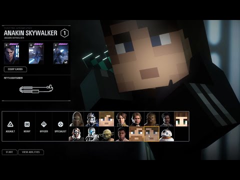 STAR WARS Battlefront II Minecraft Anakin Mod