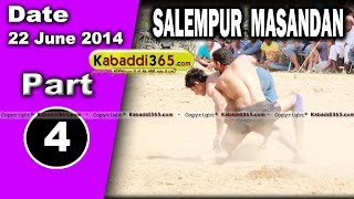 Part 1 Salempur Masandan (Jalandhar) Volleyball & Kabaddi Tournament 22 June 2014 By Kabaddi365.com
