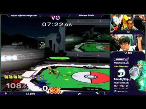 S@X Weekly - CT Zero (Fox) VS DP (Falco) SSBM Winners Finals - Melee