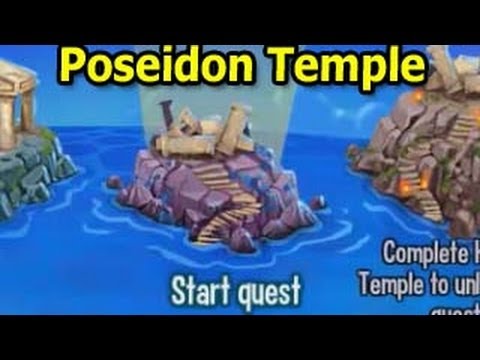 Olympus Island Poseidon Dragon Unlocked by Fight and Hades Temple Quest