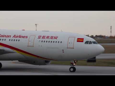 Insanely Close! Hainan Airlines Airbus A330-203 B-5979 Super Windy Landing And Very Close Taxi At Y