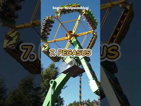 Top 10 BEST Rides at PowerPark (2023) | #shorts #powerpark #themepark #finland