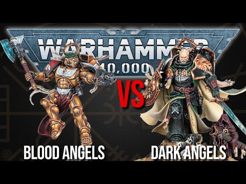 Blood Angels Vs Dark Angels - Tony's LESSON - Warhammer 40k 10th Edition