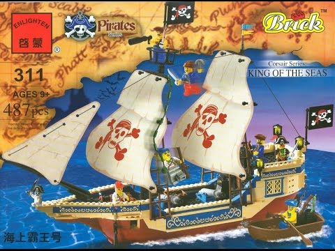 Обзор на пиратский корабль brick 311