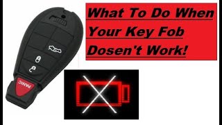 What To Do When Your Key Fob Has No More Battery(DEAD) Dodge Challenger SRT8 2010 6.1L Hemi