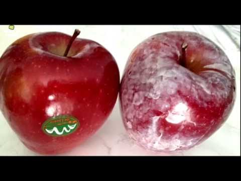 Watch this before eating Apples ! Wax Coating on Apples Video