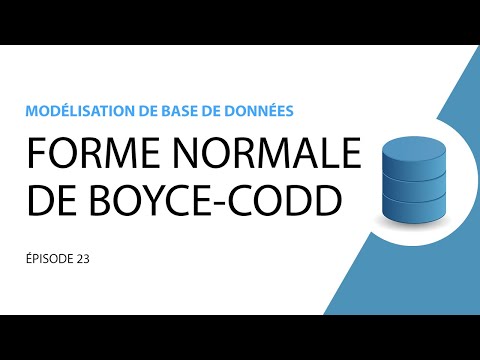 Modélisation de base de données 23 TP1 Forme normale de Boyce Codd