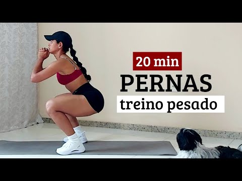TREINO PESADO DE PERNAS EM CASA - NÃO PRECISA DE ACADEMIA PARA ENGROSSAR COXAS!