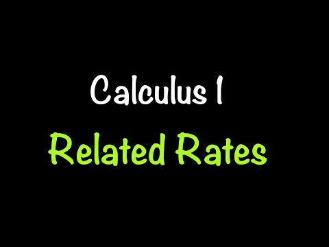 Calculus 1: Related Rates (Video #17) | Math with Professor V