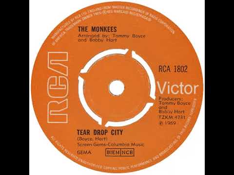 UK New Entry 1969 (61) The Monkees - Tear Drop City