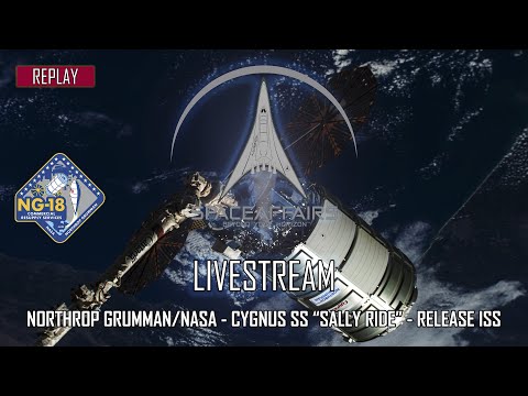 Northrop Grumman/NASA - Cygnus "Sally Ride" NG-18 - Release ISS - April 21, 2023