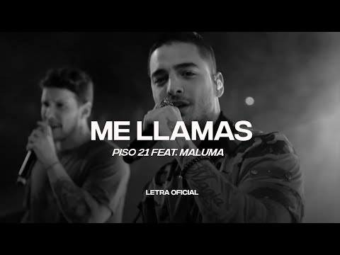 Piso 21 Feat. Maluma - Me Llamas (Remix) (Lyric Video) | CantoYo