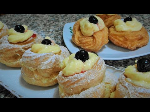 Ricetta ZEPPOLE di San Giuseppe (AL FORNO o FRITTE) - GiAlQuadrato