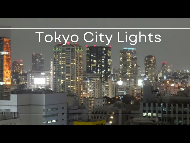 Night view of skyscrapers in central Tokyo/東京都心の高層ビル群の夜景 2024.4.27