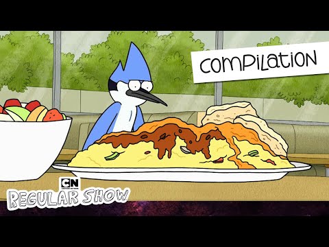 Epic Food Moments | MEGA Marathon | Regular Show | Cartoon Network