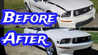 Wrecked Mustang GT Rebuild | Part 4 Radiator Support Installation